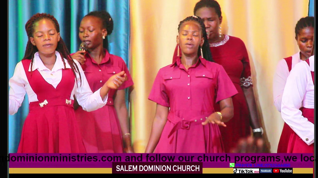 Worship team performing